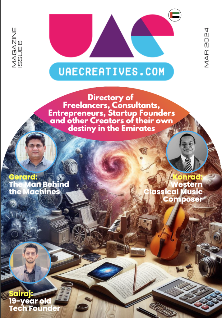 Issue 6 UAECreatives Magazine Cover